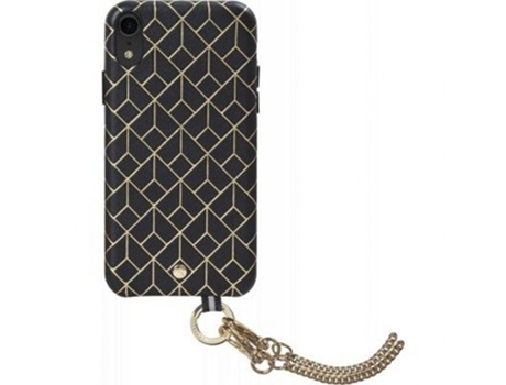 Capa para iPhone XR ARTEFAKT Pele Preto .