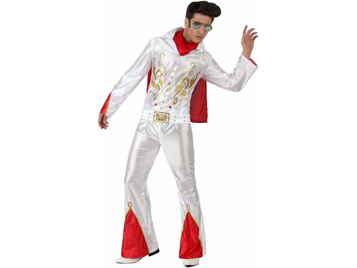 Fato de Homem DISFRAZZES Rei Do Rock Vermelho (Tam: XL)