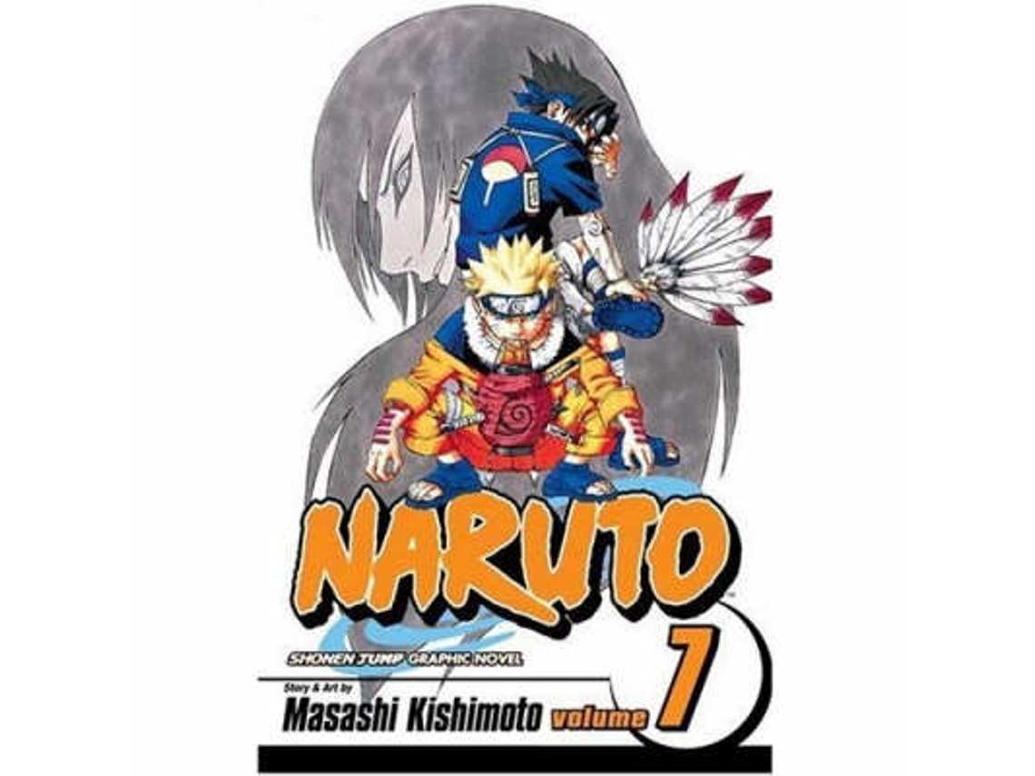 Livro Naruto, Vol. 7 de Masashi Kishimoto (Inglês)