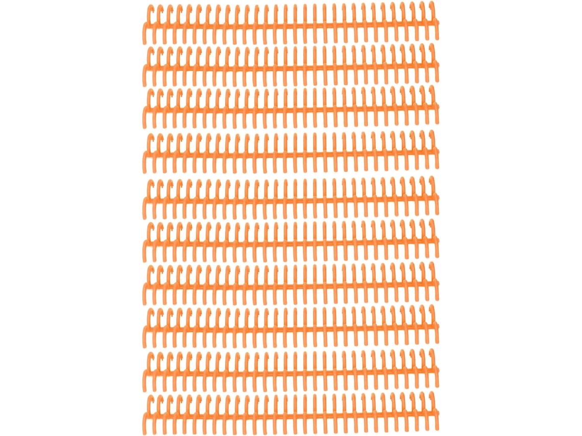 Conjunto De 10 Argolas Encadernação Folhas Soltas, Argolas De Plástico Com 30 Furos, Diâmetro Interno De 22mm