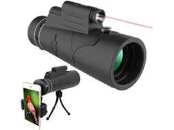 Telescópio Monocular 12x50 Hd Bak 4 Prisma Fmc Ip68 Visão Noturna Observação Pássaros Viagens Concertos Preto Bestvite
