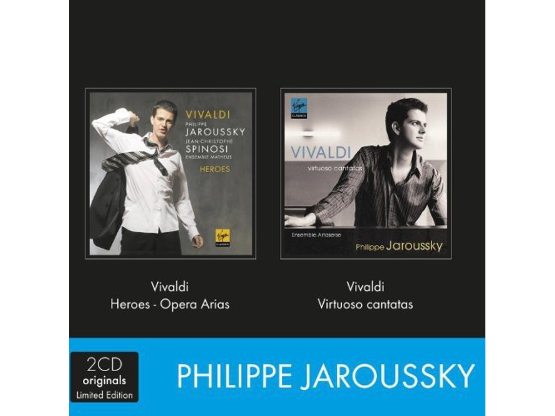 CD Philippe Jaroussky - Vivaldi Airs D'Opéras Heroes - Vivaldi Cantates Virtuoses