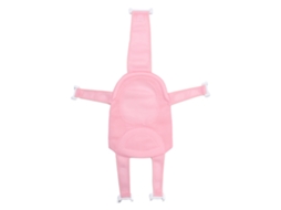 Asiento De Baño Para Bebé Com Rede Anti-deslizante Universal Desmontável Sling De Ducha Rosa