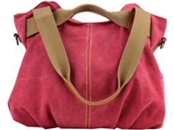 Bolsa De Lona Lisa Feminina, Bolsa De Ombro, Bolsa Tote, Ampla Capacidade Para Compras.