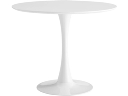 Mesa VMO HOME Ibiza White Ø90 Cm (96 cm x 96 cm x 6 cm - Branco)