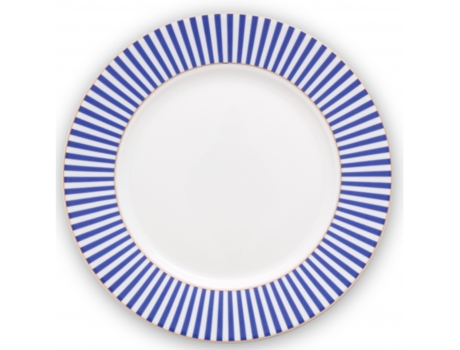 Prato PIP STUDIO Pip Royal Azul Branco 21Cm