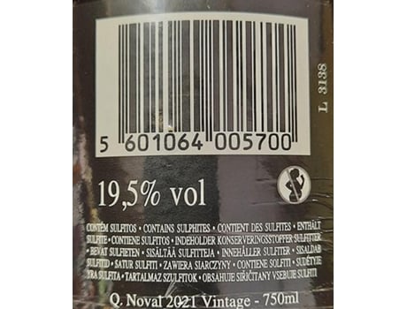 Vinho Do Porto Quinta Do Noval Vintage 2021