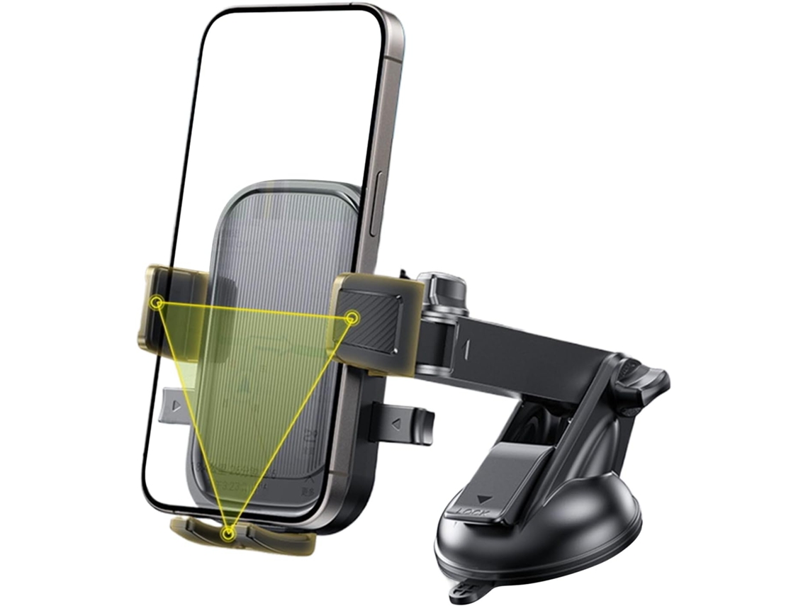 Suporte Genérico Para Celular Veicular Com Ventosa