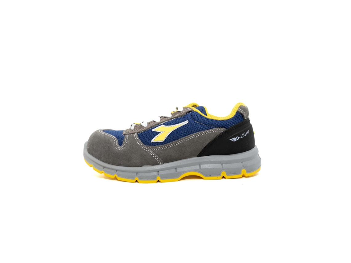 Sapato De Segurança Diadora Run Text Low S1p Src Esd C4906 Castle Grey/Insign Blue Adulto