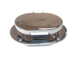 Tubo de Convés Articulado Oval Prateadogoldenship