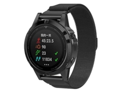 Lurelia Pulseira, Compatível Com Garmin Fenix 5s Milan Metal Aço Inoxidável Preta
