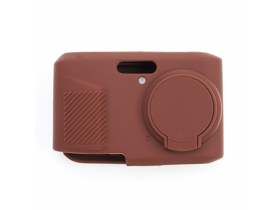Capa para Kodak Pixprofz45 Capa de Silicone para Câmera CUICH (marrom)