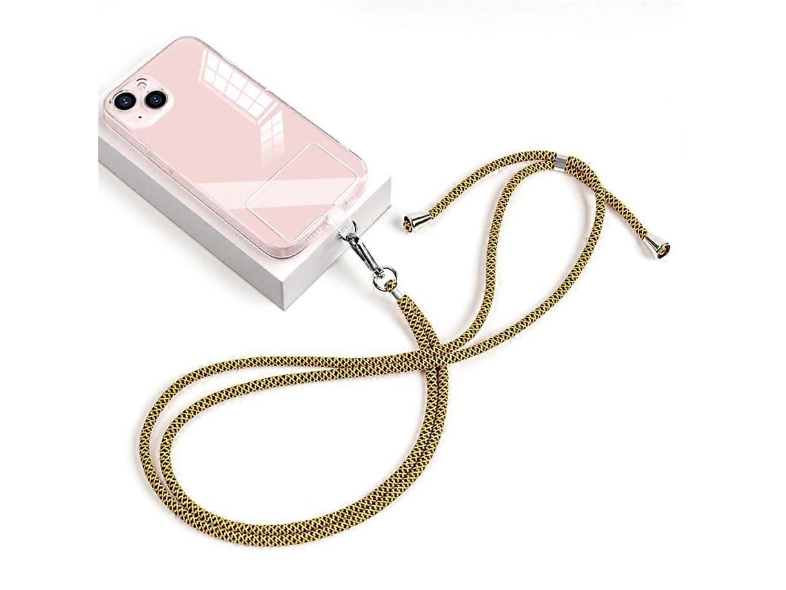 Lurelia Cordão Para Telemóvel Transversal De Pulso Para Pescoço Com Fivela Metálica 6 Mm Anti-perda