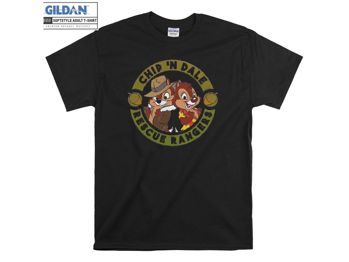 T-shirt Rockinstone Chip 'n Dale Rescue Rangers（xl）