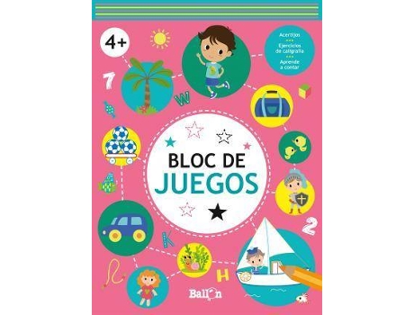 Livro Bloc De Juegos +4 de Ballon (Espanhol)