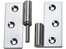 Dobradiça Industrial Destacável De 3 Polegadas Em Liga Zinco, 75x70, Para Cantos Expostos, Resistente, 1 Peça Fosco G