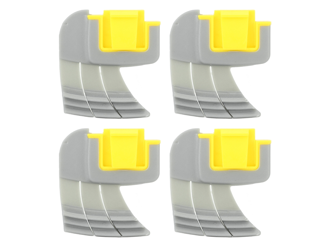 4pcs Escovas Ciclônicas de Limpeza R0714400 para Limpador Zodiac Mx8 Mx6 em Plástico e Borracha