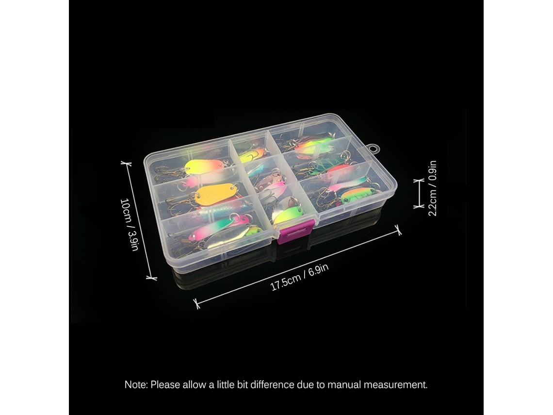 Kit 31 Iscas de Pesca Lixada Spinner Hard Bait