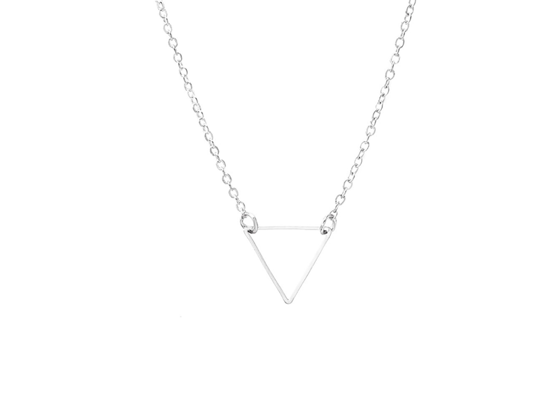 Colar Triangular Pendente Delicado Presente