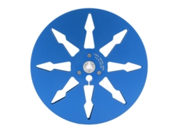 Aetheria carretel Vazio de Fita de Som 7 Polegadas 1/4 Polegada Alumínio 8 Buracos para Revox Studer Azul