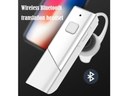 Tradutor De Voz Inteligente Sem Fio Bluetooth5.0 Fones De Ouvido Em Tempo Real Multi Idiomas Fone De Ouvido Branco Ht20