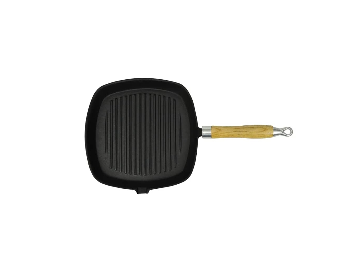 Grill Pan,grill Pans Vidaxl Preto Madeira