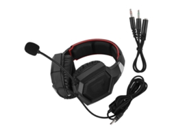 Fone De Ouvido Gamer Com Fio Para E-sports, Estéreo Usb De 3,5mm, Graves Competitivos E Microfone, Preto E Vermelho