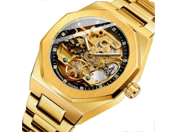 Relógio Masculino Automático Mecânico Totalmente Automático Forsining F980 Luminous Three Eye Six Shot Weekly Com Pulseira De Aço.