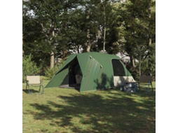 Vidaxl Barraca De Domo Para 4 Pessoas Verde 455 X 252 X 178 Cm