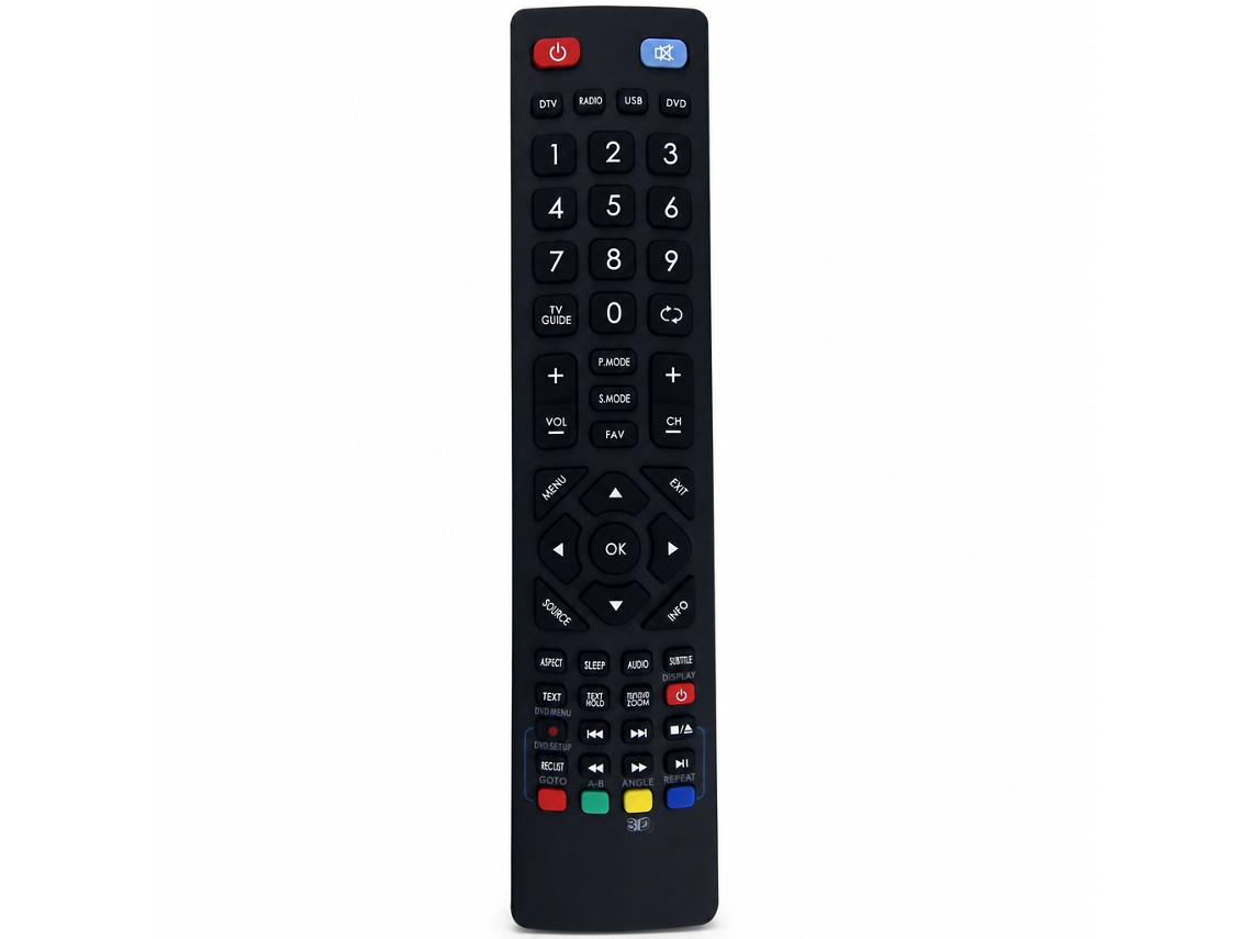 Comando À Distância Para Tv Compatível Com Technika E Sharp, Modelo Dh-1418_zhd