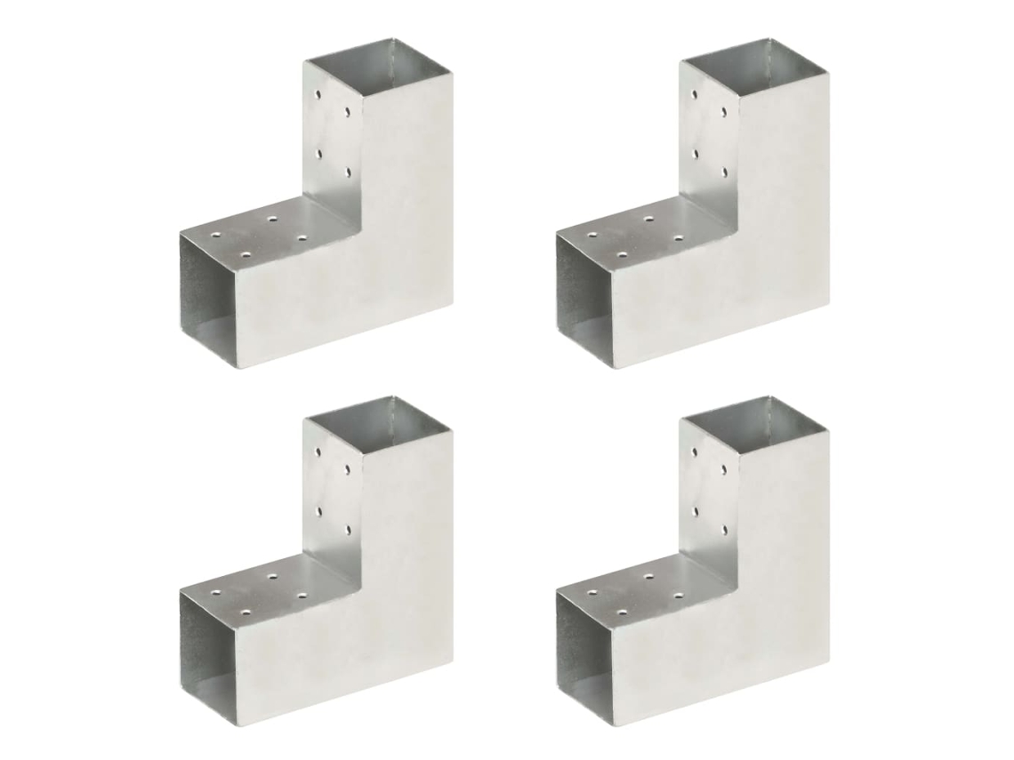 Post Connector, Post Connectors Vidaxl Prateado Metal (71 X 71 Cm)