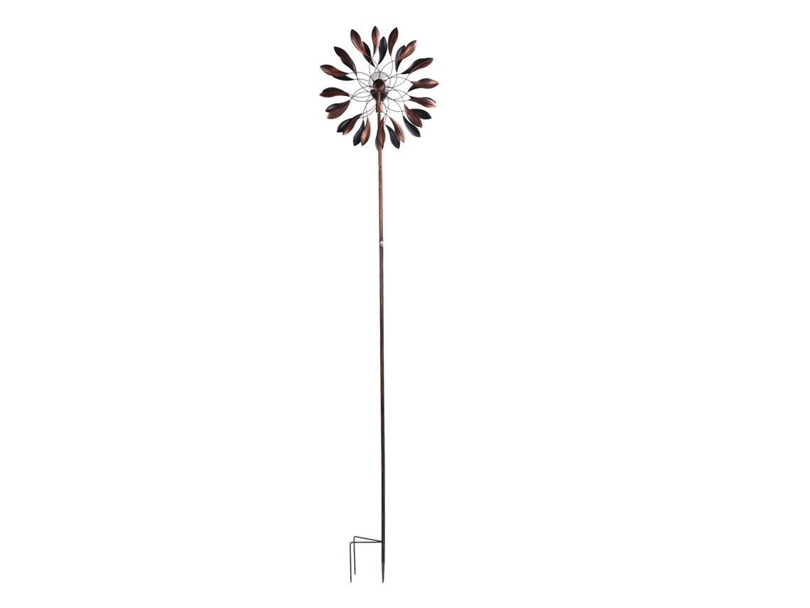 Spinner De Vento De Metal Ao Ar Livre Com Construção Pesada, Girador De Vento Cinético Para Gramado E Jardim Do Pátio, Instalação Fácil Sem Fiação Adi
