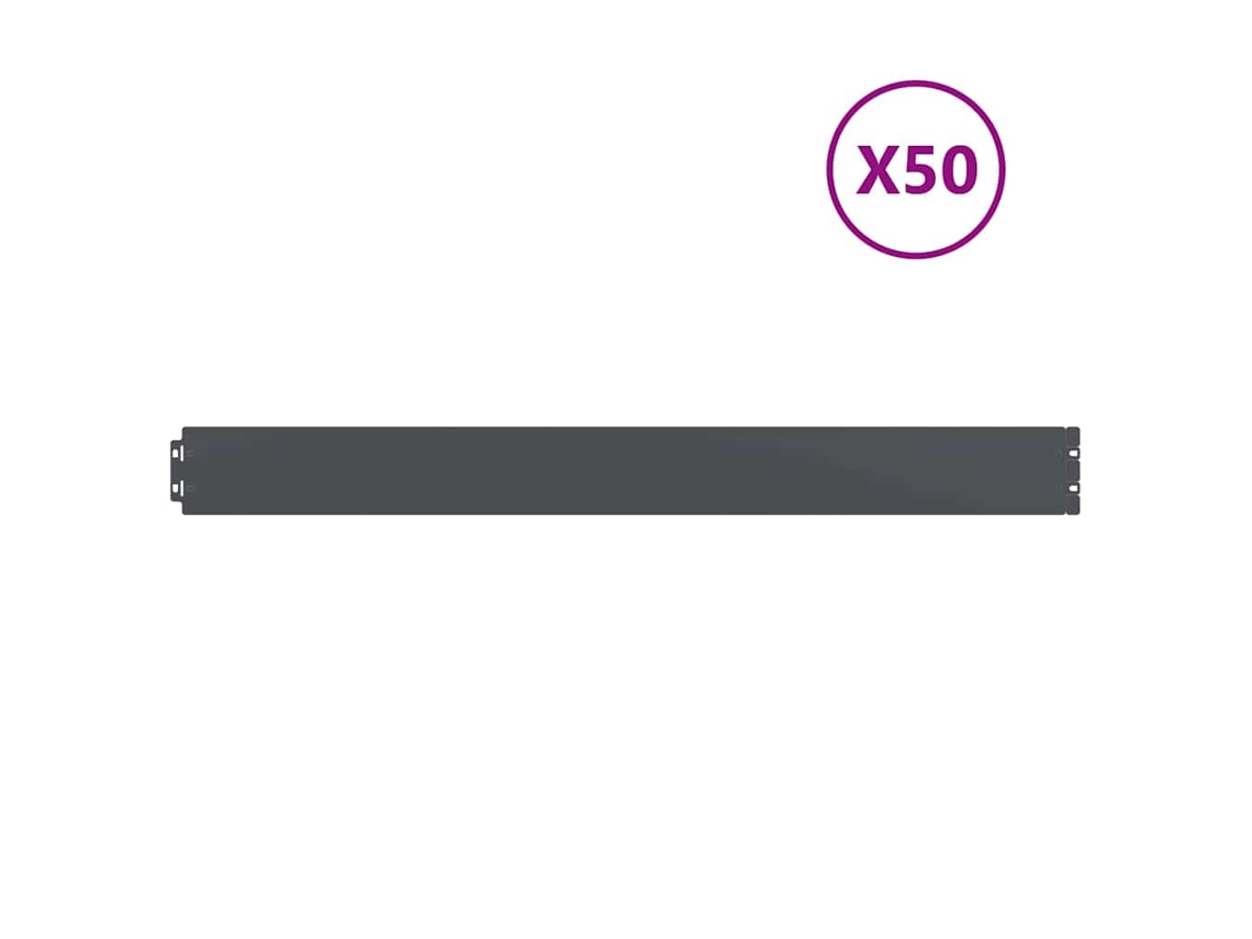Lawn Edging, Lawn Edgings Vidaxl Branco Aço (10 X 103 Cm)