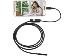 Cabo Flexível Para Endoscópio Usb De 5,5 Mm A 2 M, Câmera Hd 2 Em 1, Câmera De Inspeção Boroscópio Usb Para Android Brilvibera