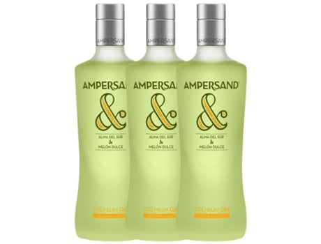 Gin AMPERSAND GIN Ampersand Gin Melon (0.7 L - 3 unidades)