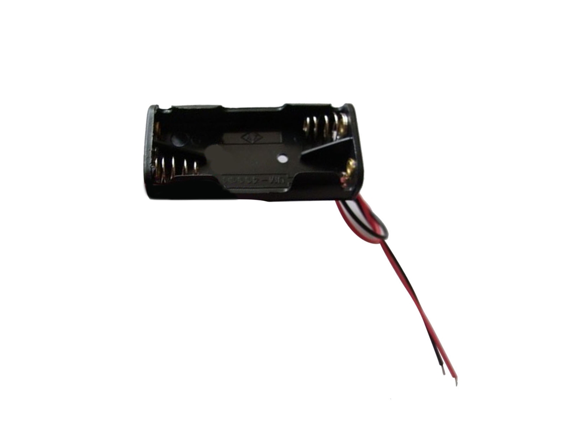 Porta baterias Aaa de 2 Posições, 3v com Fio de Saída EOOCOO (yuemuda)
