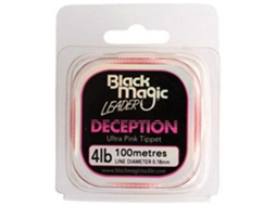 Fluorocarbono Decepction Ultra Pink Tippet 100 M Rosa 0.180 Mmblack Magic