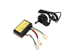 Kit controle de velocidade para motor DC 12V 250W com acelerador para moto, scooter, triciclo elétrico | S/MARCA