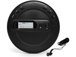 Leitor Cd Portátil Para Estudantes De Música Negra, De Em Inglês, Esp, Foto, Fr, Rádio, Função De