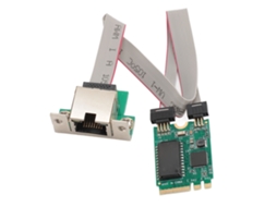 Adaptador De Rede Gigabit Mini Pcie Placa De Ethernet 10/100/1000mbps Duplex Completo E Half