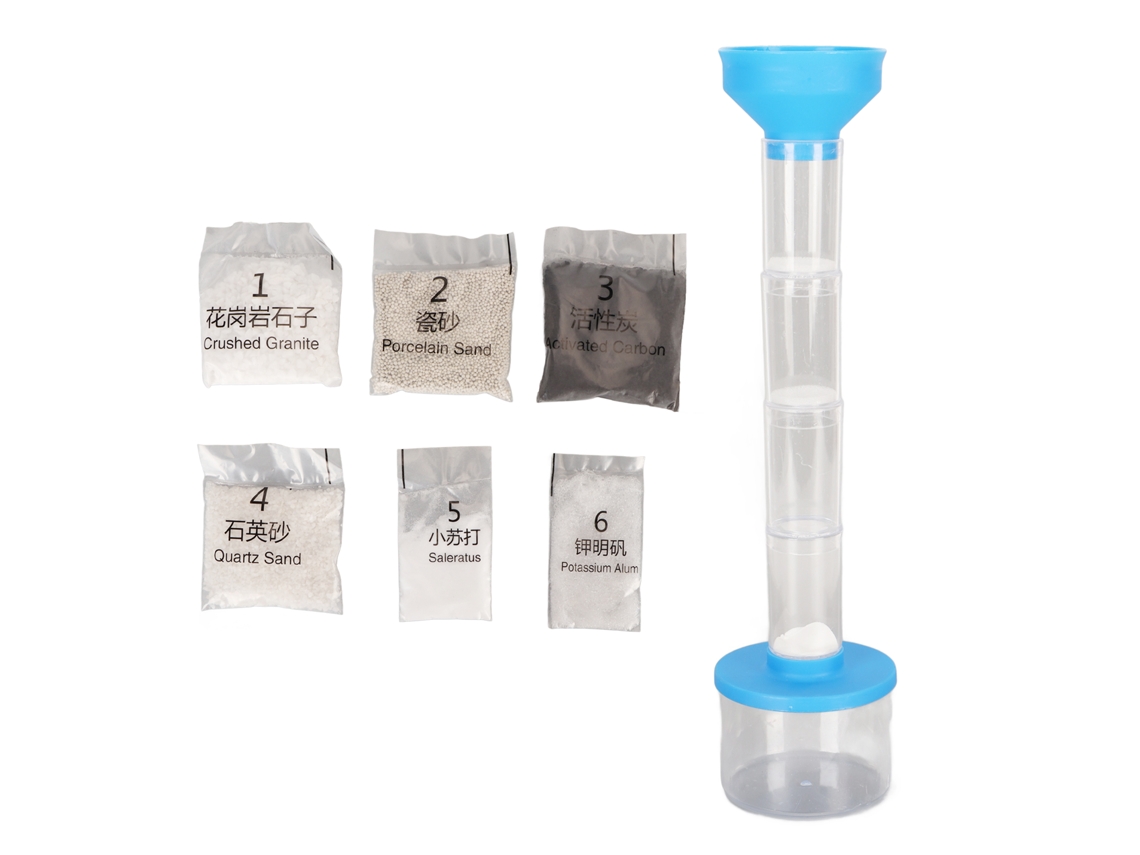 Kit De Experimentos De Água Limpa Para Crianças Brinquedos De Purificação Ciência Educativa