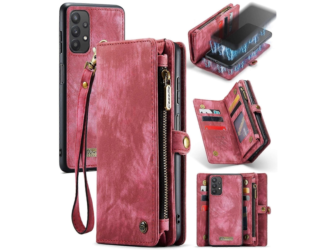 Capa Couro Para Samsung Galaxy A32 5g, Elysve