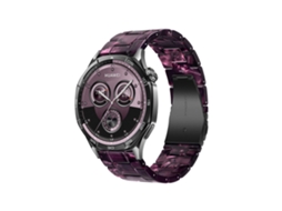 Pulseira Resina Aço Inoxidável Huawei Gt5 Pro Elegante 18 Mm Inf