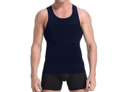 2026 camiseta de Compresión para Ginecomastia Hombre Entrenador de Cintura Control Abdominal Postura Fitness