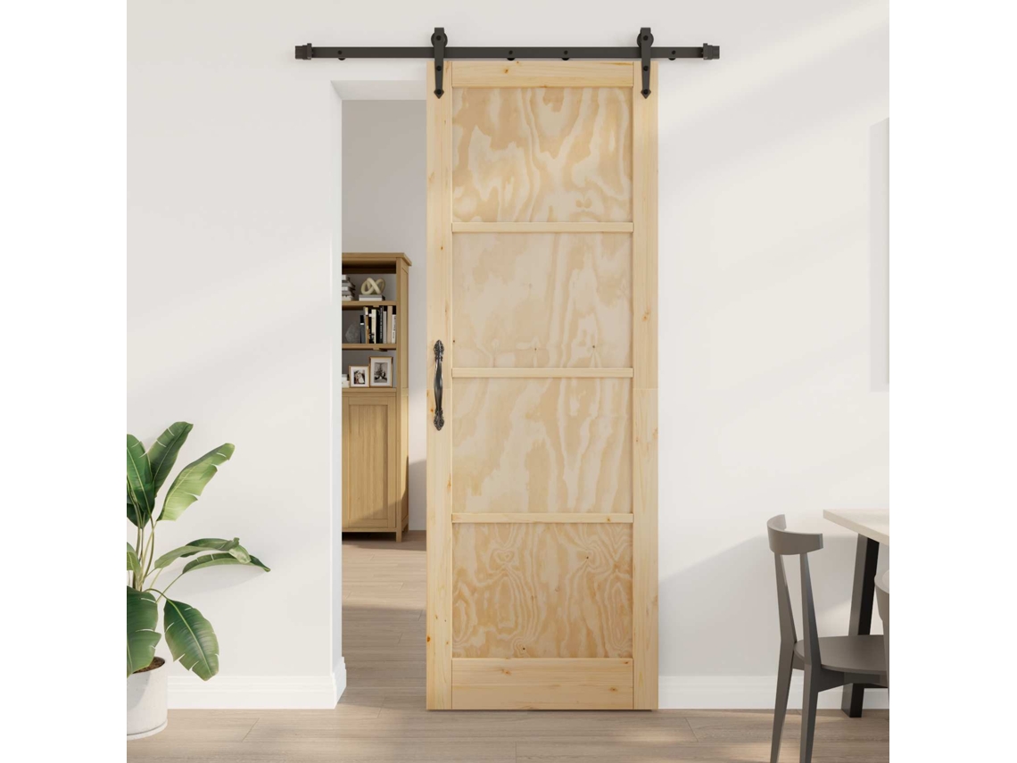 Vidaxl Porta Deslizante Orkdal Natural 83 X 232 Cm