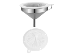 Conjunto De Funil Metálico Wooneky Com Filtro Removível Para Separação Sólidos, Malhas 200e 400, Adequado Para Óleos E