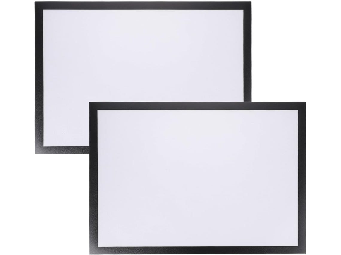 Moldura Magnética Autoadesiva Fotos Tamanho A3 Preta Pacote 2 Unidades Ideal Exibir Pinturas Diamantes GOKOCO