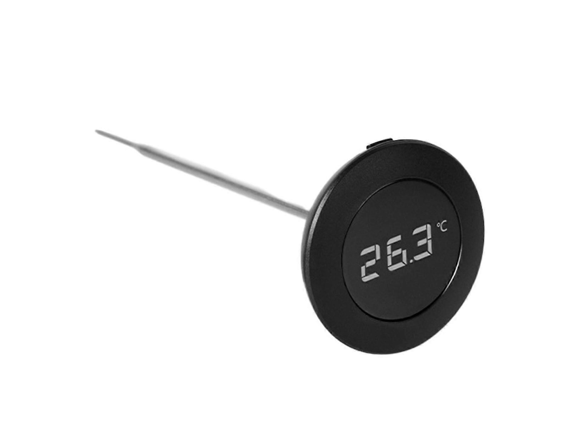 Termômetro Digital com Display Lcd Pequeno Detertor Termômetro de Café Ferramentas para Fazer Arte com Café com Leite Termômetro Portátil GOKOCO