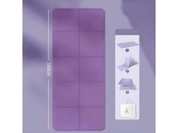 Almofada Roxa Para Yoga, Tapete De Yoga Dobrável-aquaforge