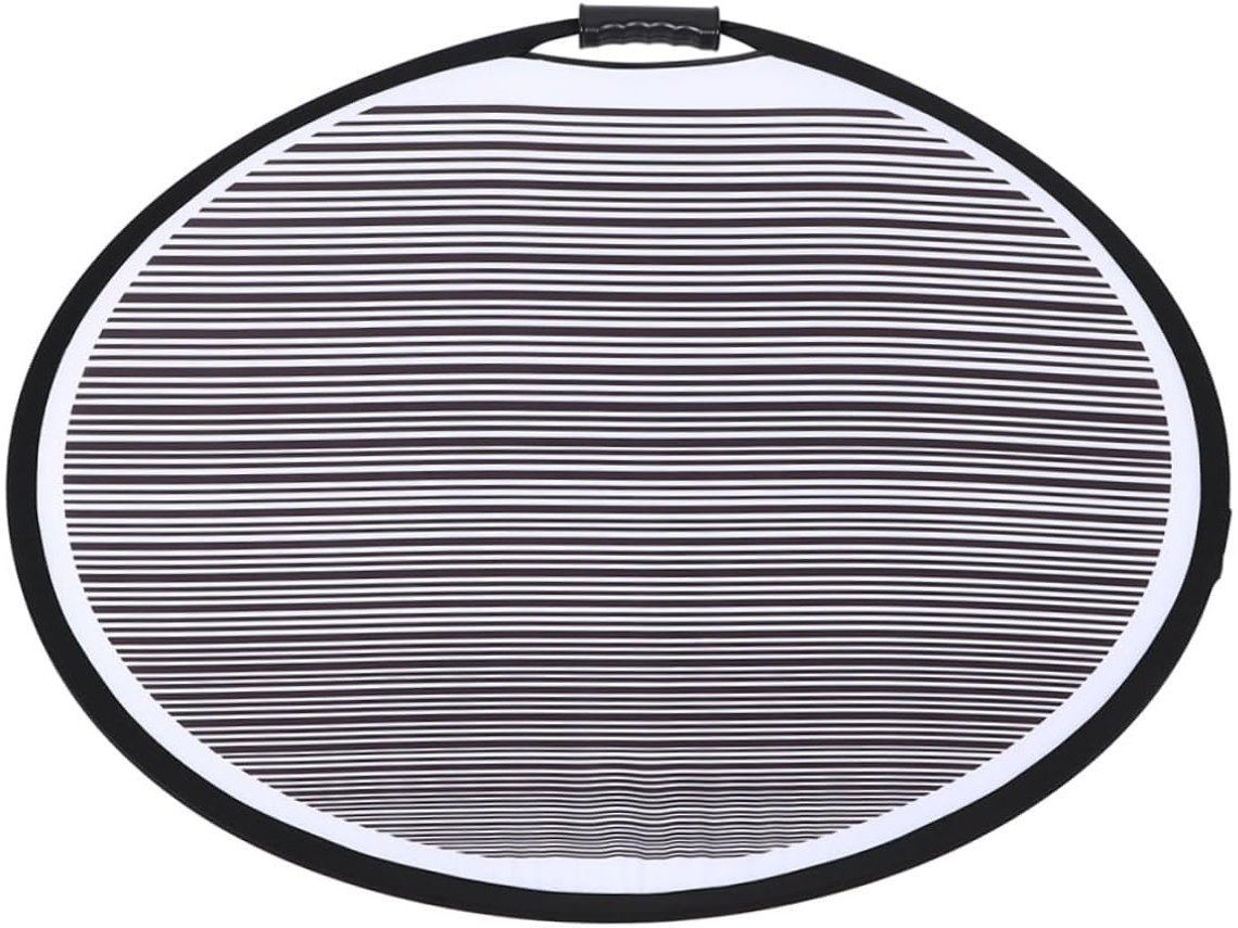 Painel Refletor Portátil De 60 Cm Com Faixas Para Reparo De Amassados Em Carros, Refletor Flexível E Dobrável.